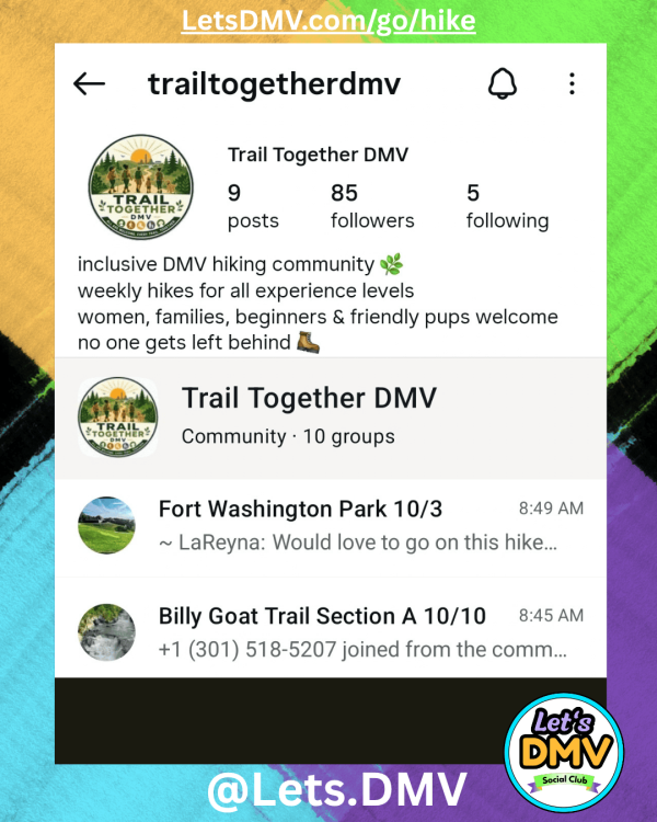 🥾 Hike – Billy Goat Trail Section A (Trail Together DMV)